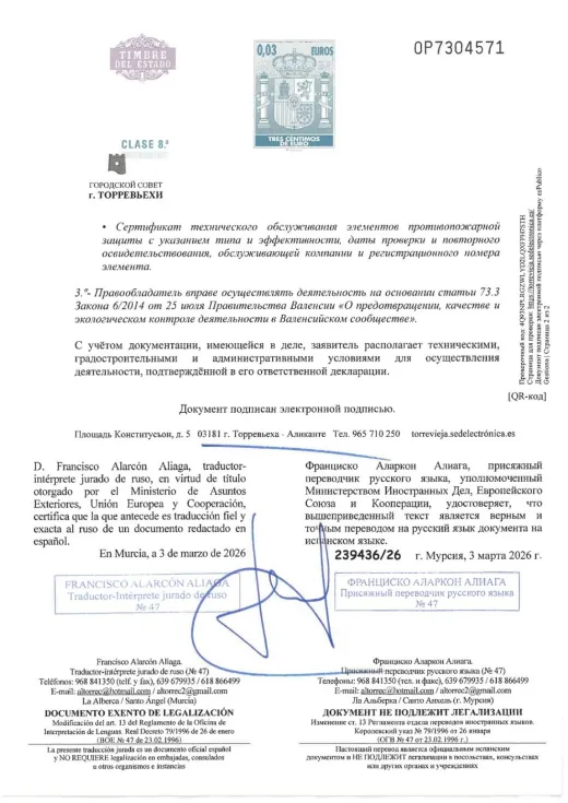 Официальный перевод, страница 2