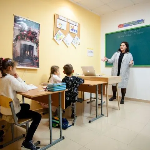 Учебный процесс в первом классе